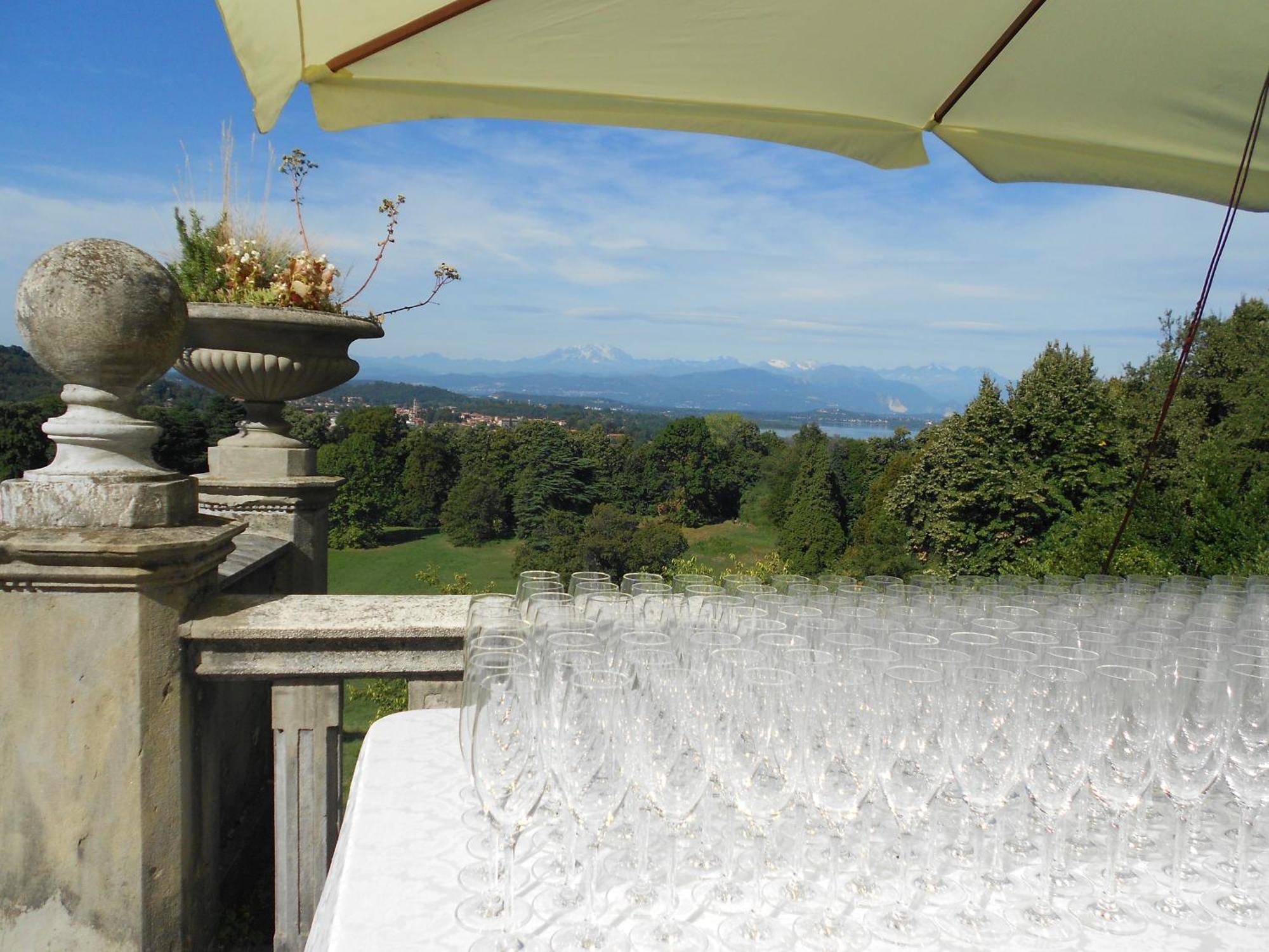 Villa Cagnola Schianno Bagian luar foto